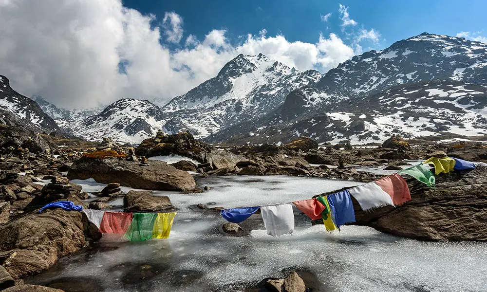 Are the Himalayas growing or shrinking?