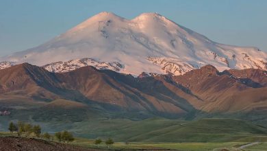 Mount Elbrus: Highest Peak Of The Caucasus Mountains In Europe