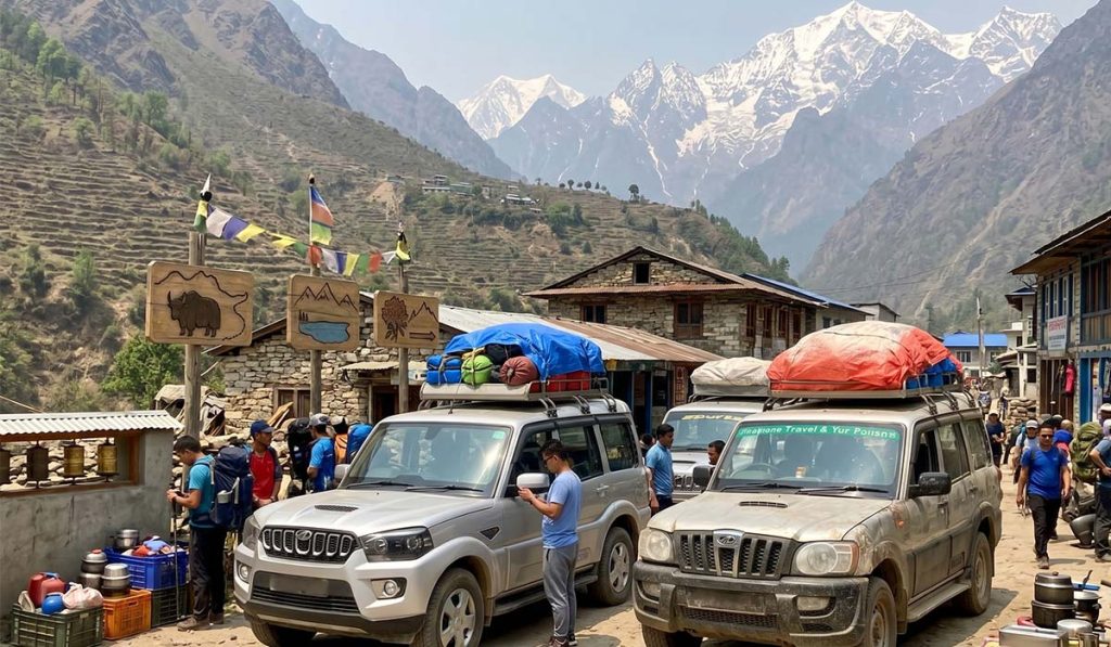 Langtang trailhead