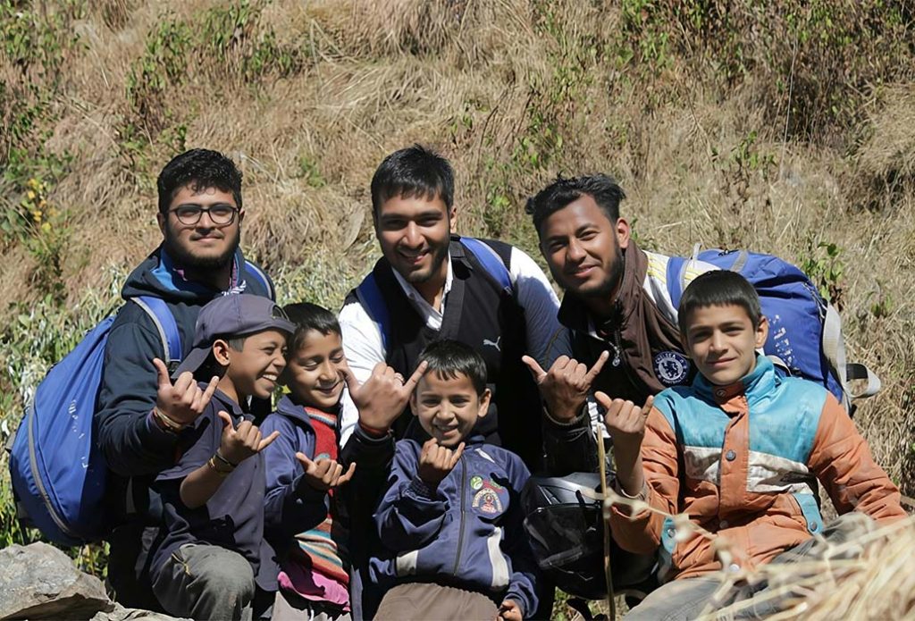 Langtang trek kids