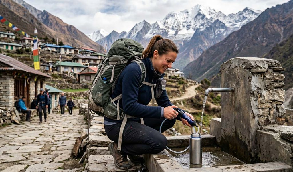 langtang trail drinking water