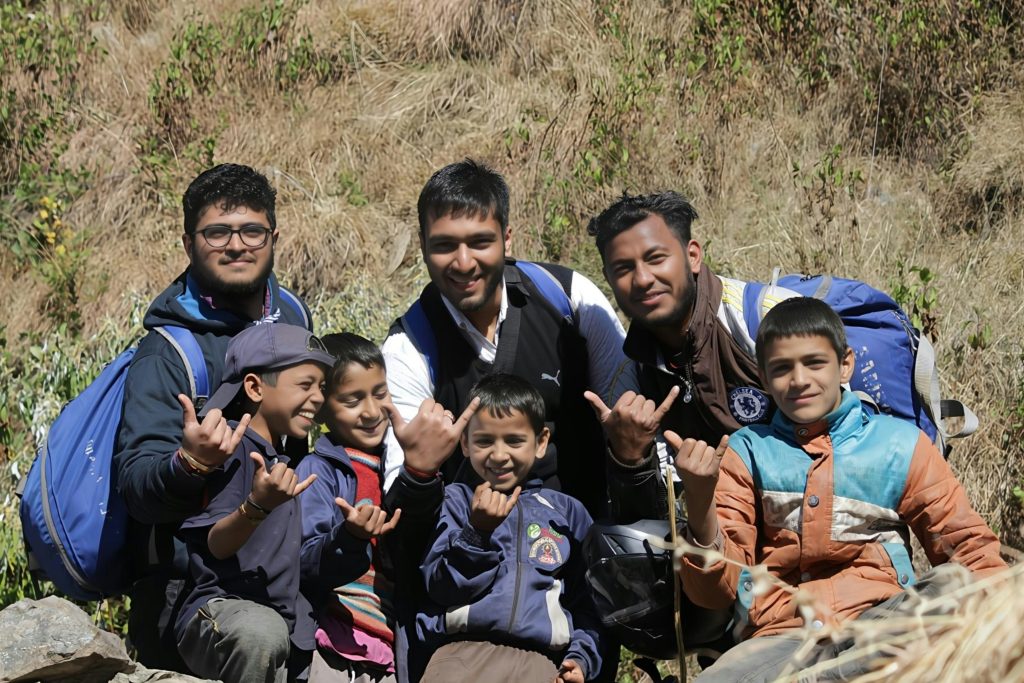 Langtang trek family