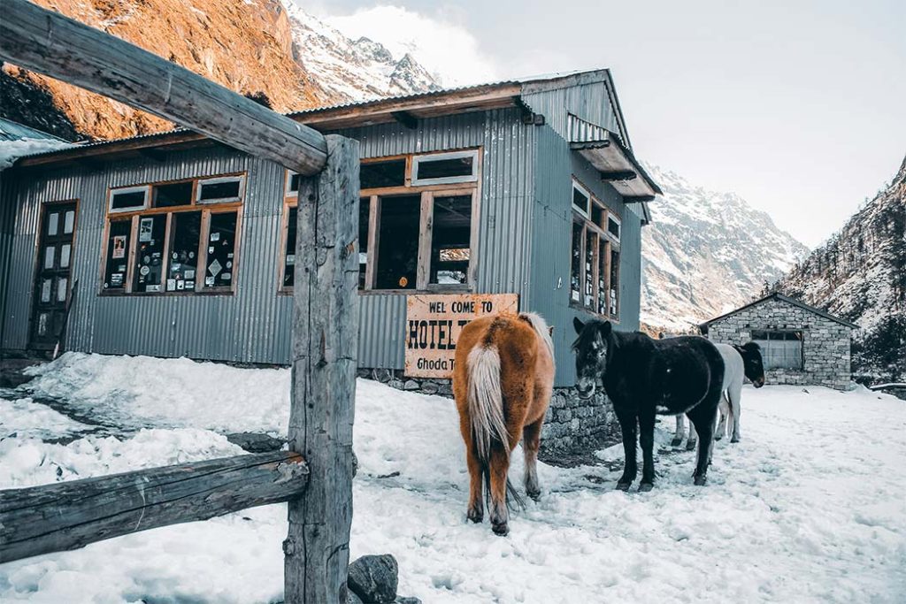 people in langtang