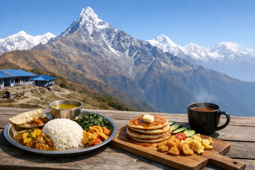 Food Menu on Mardi Himal Trek