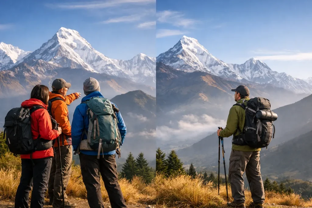 Guided vs Independent Trekking Poon Hill