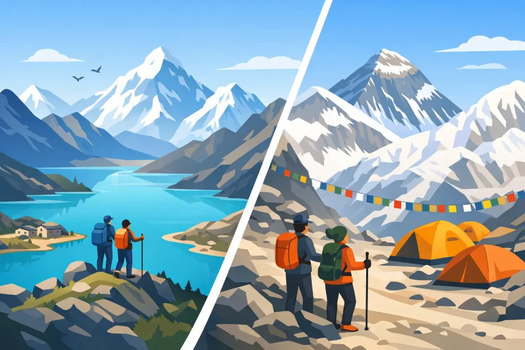 Gokyo Lakes vs Everest Base Camp