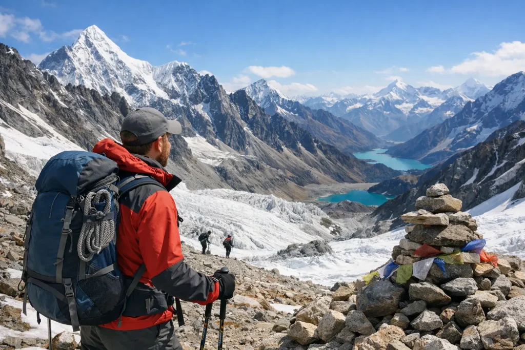 Gokyo Cho La Crossing Difficulty and Planning